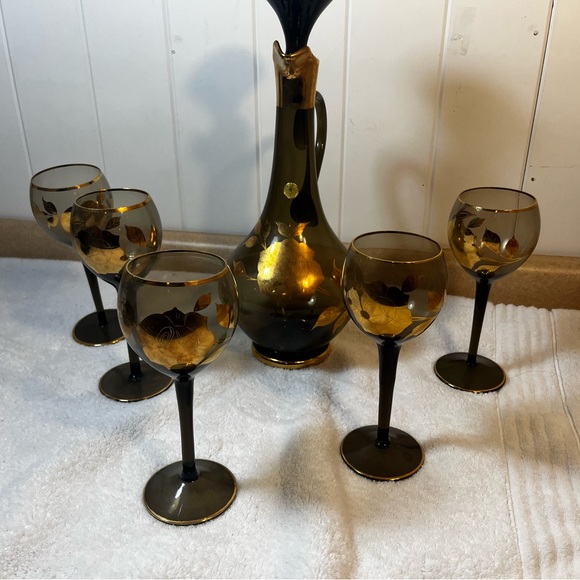 Vintage Bohemian Decanter Set - Picture 3 of 8